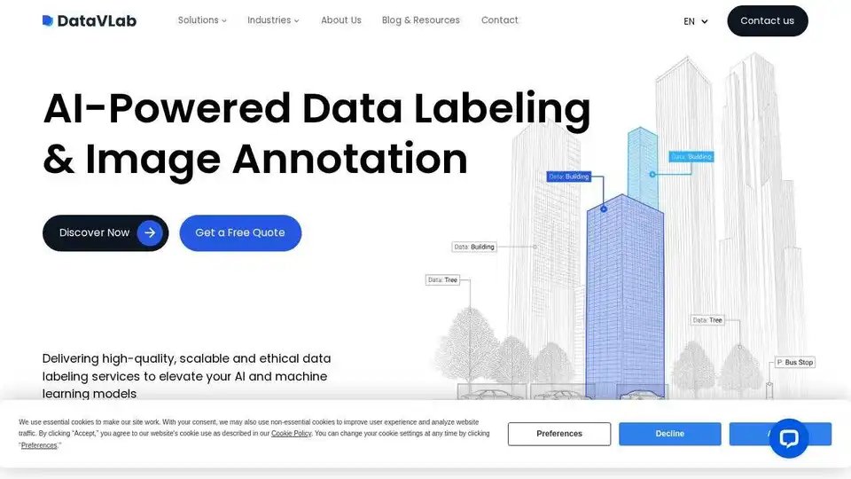 Annotation Labling DataVLab: Image Annotation & Data Labeling for AI
