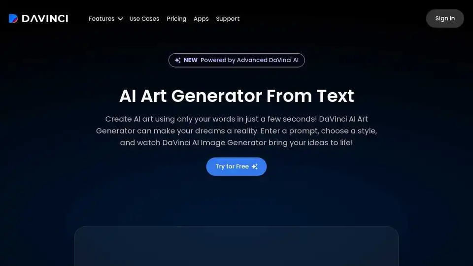 DaVinci AI Art Generator
