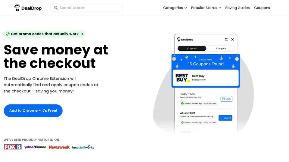 DealDrop Chrome Extension