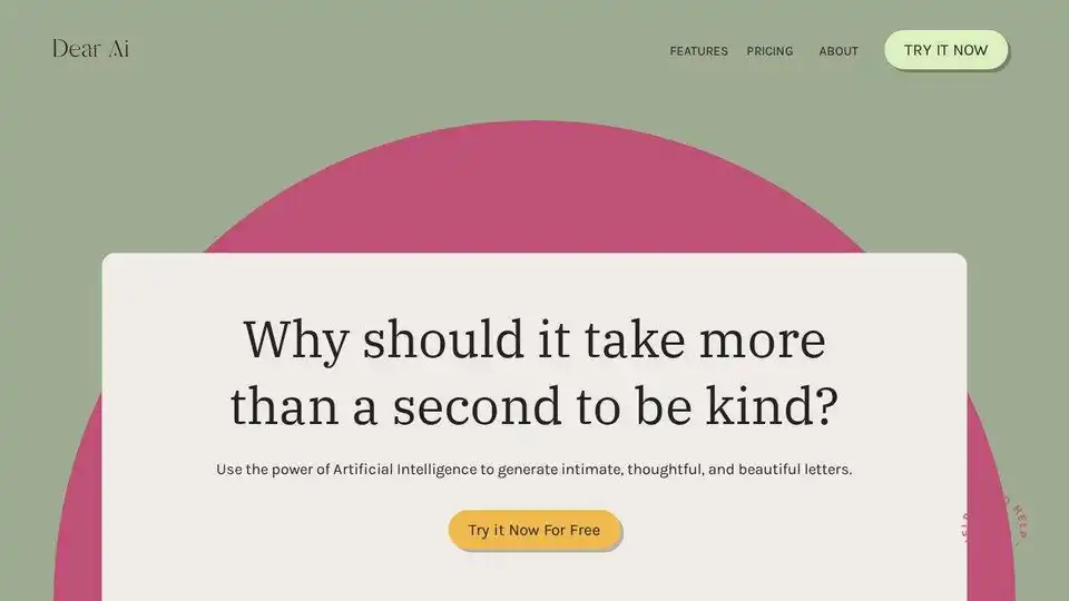 Dear Ai