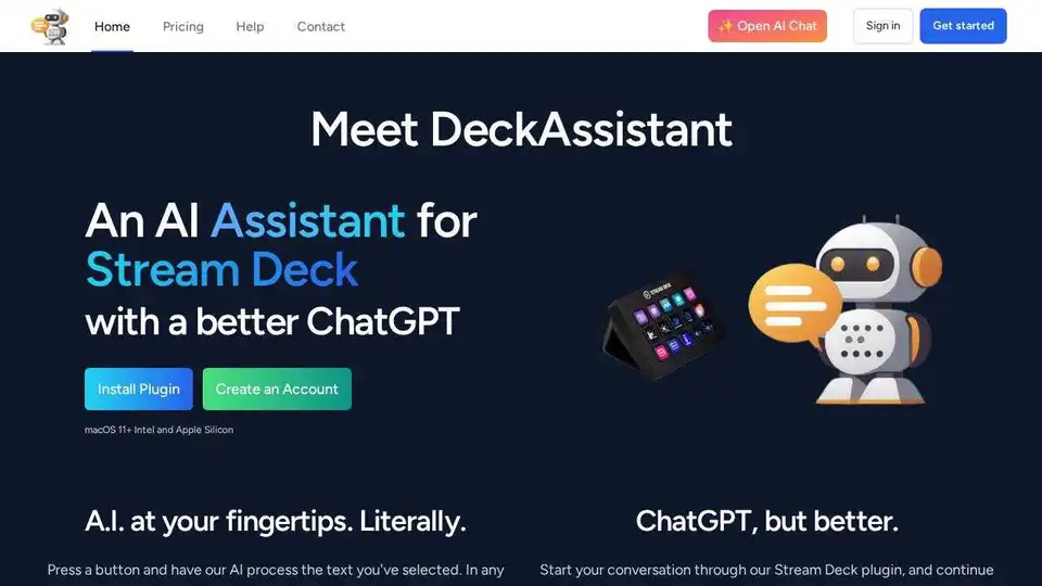 Stream Deckのプラグインで、AIをあなたの指先に。文字通りに。