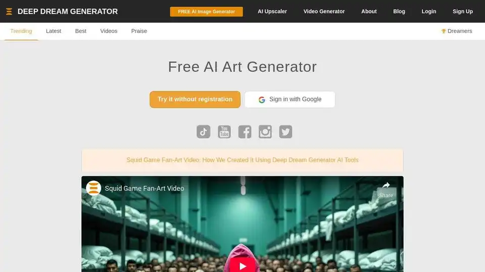 Deep Dream Generator