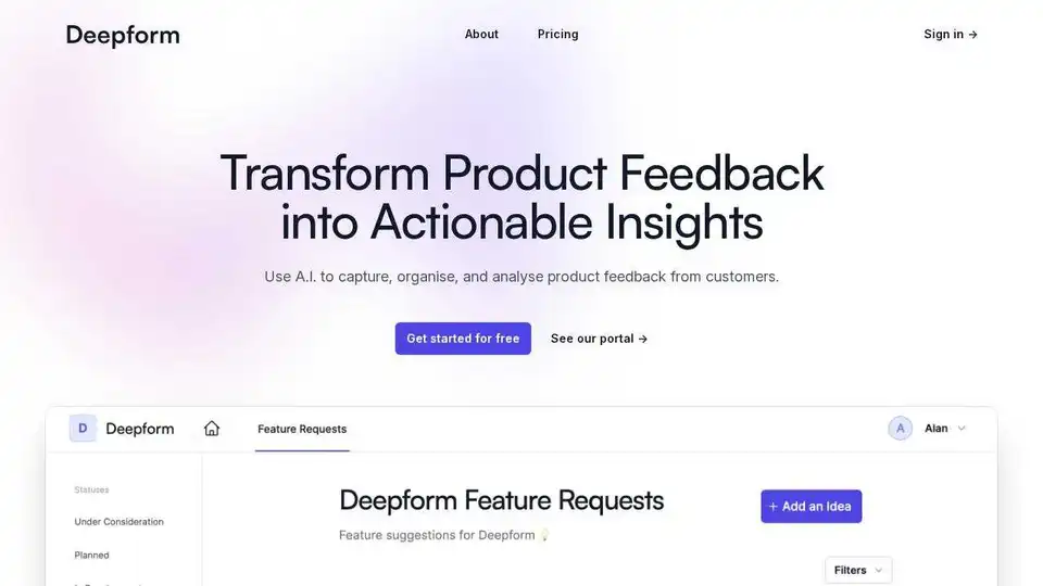 Deepform
