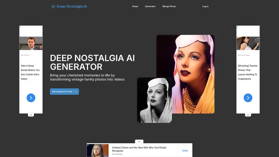Deep Nostalgia Ai