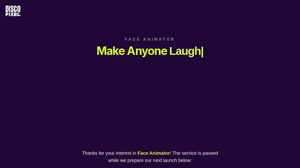Discopixel Face Animator