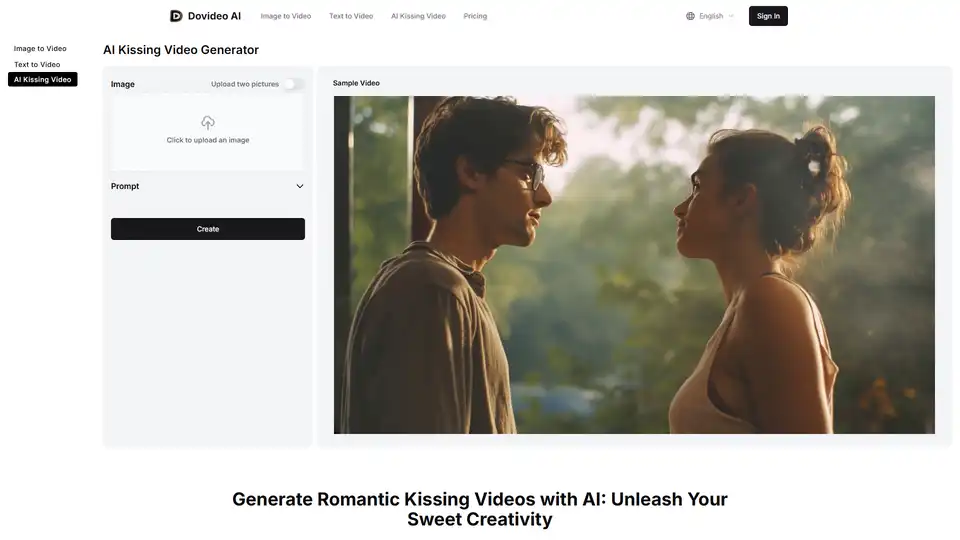 Dovideo AI Kissing Video Generator