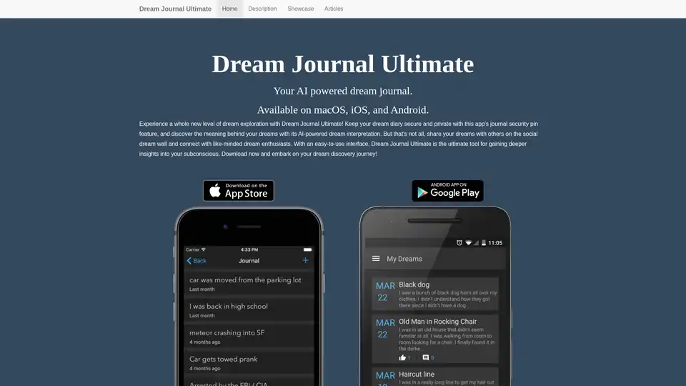 Dream Journal Ultimate