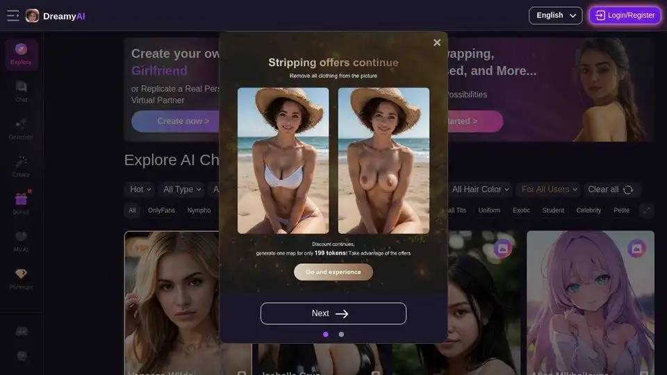 AI GF Character