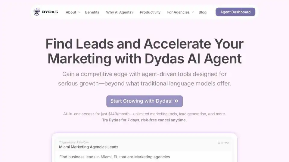 Dydas AI Agent