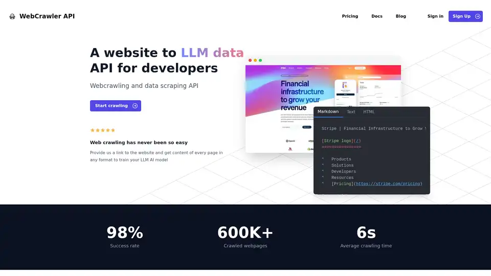 WebCrawler API