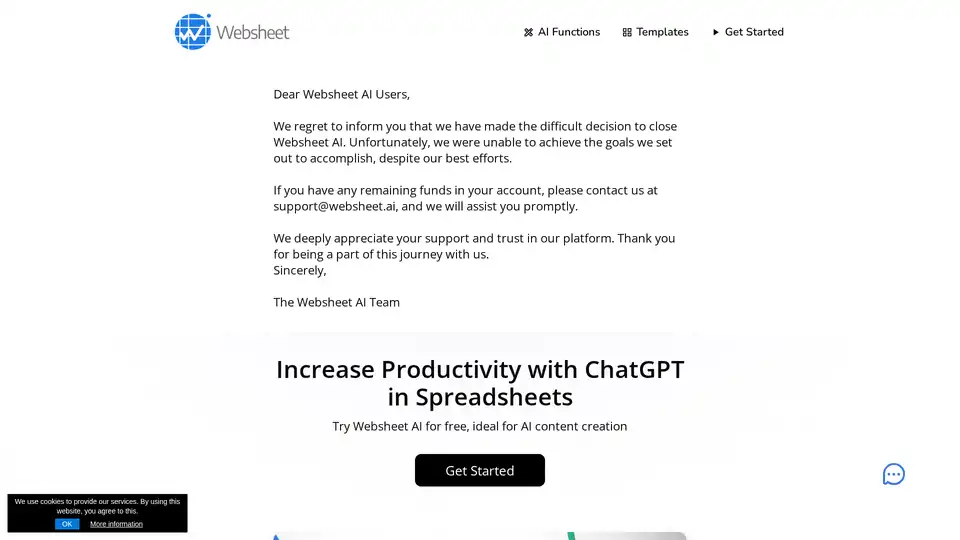 Websheet AI