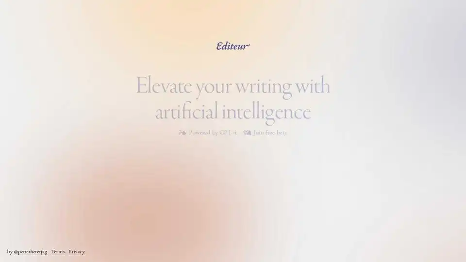 Editeur