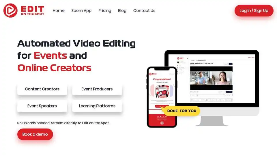 Edit on the Spot