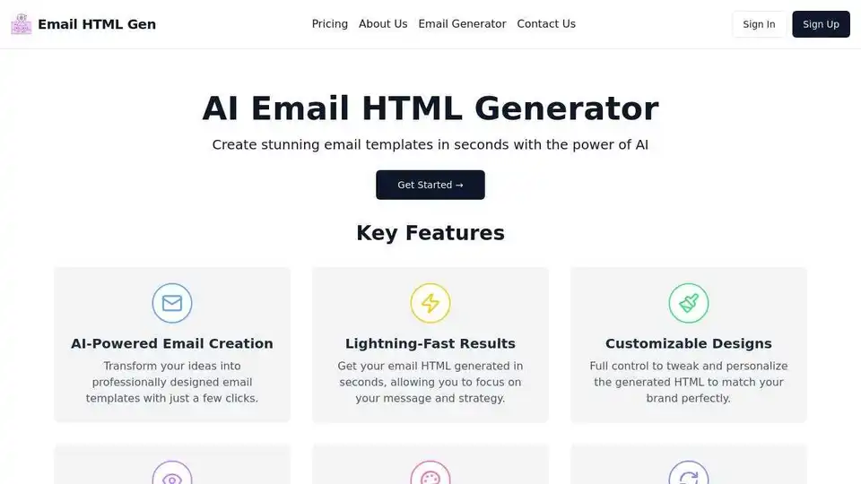 Email HTML Gen