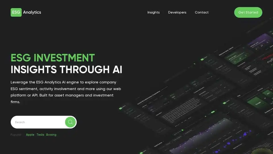ESG Analytics