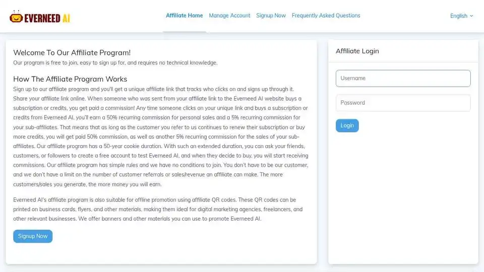 Everneed AI - Affiliate Program