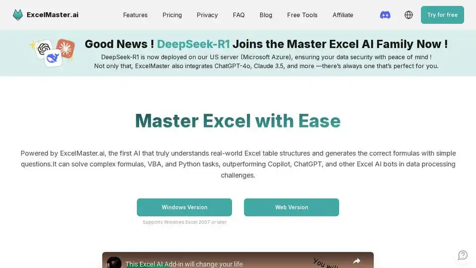 AI Excel Bot