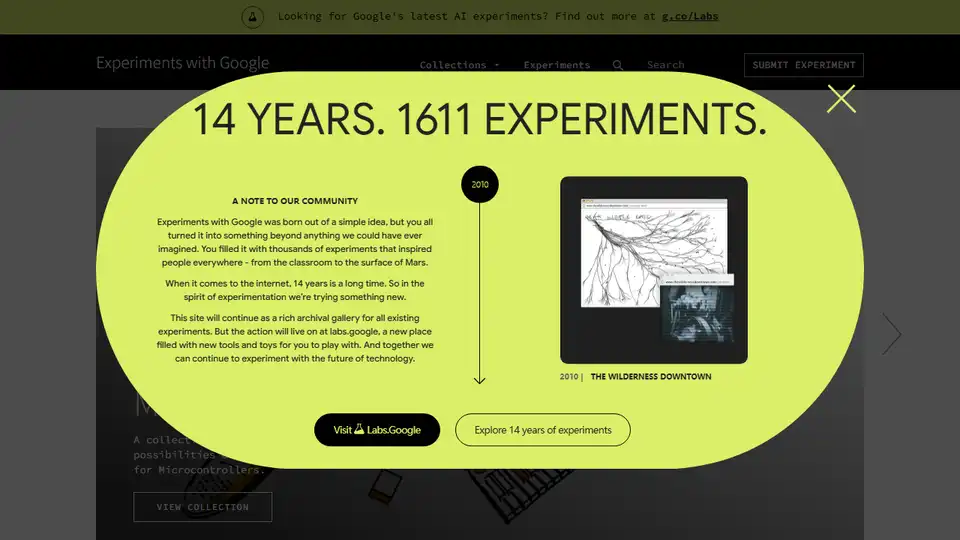 Experiments with Google