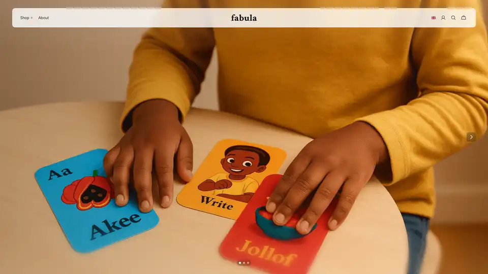 Fabula for Kids 提供快乐的学习工具，颂扬文化并激发多元儿童的灵感。 提供旨在让所有背景的儿童都能有意义且有趣地学习的抽认卡。