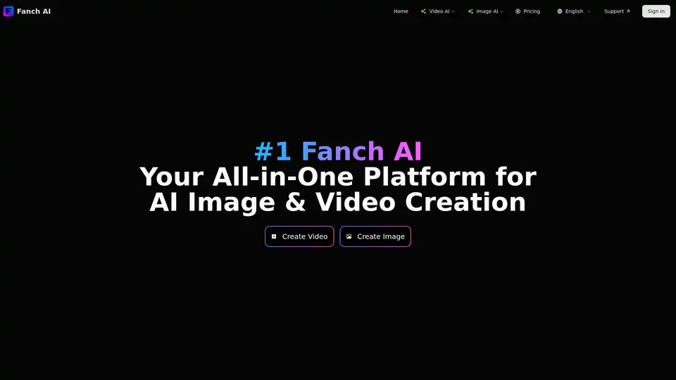 Fanch AI es una plataforma integral impulsada por IA para generar videos e imágenes de alta calidad. Ofrece más de 150 efectos creativos y admite modelos de la industria líder como GPT-4o, Midjourney y Veo 3.1, siendo ideal para creadores, marketers y desarrolladores.