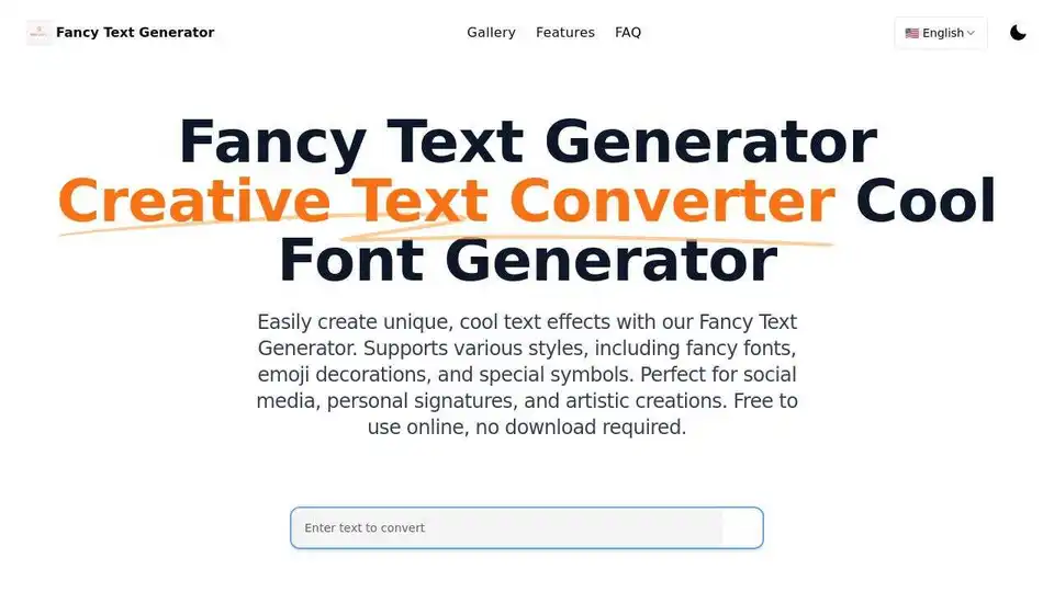 Fancy Text Generator