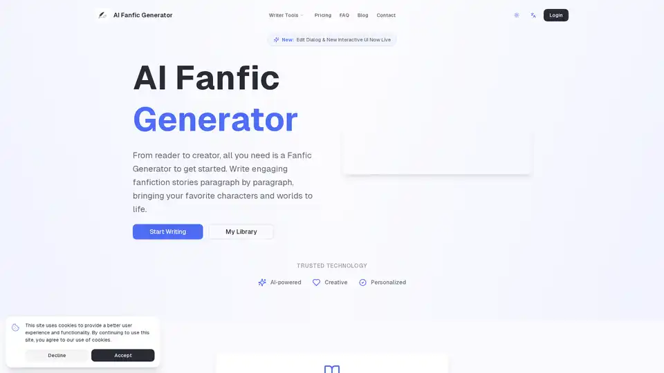 AI Fanfic Generator