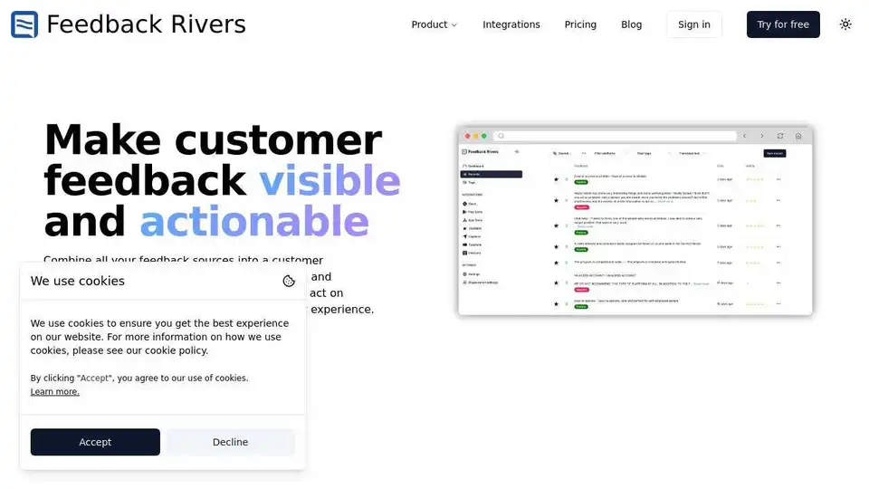 Feedback Rivers