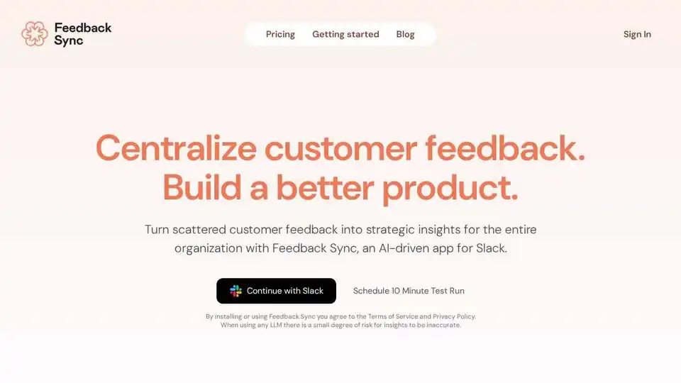Feedback Sync