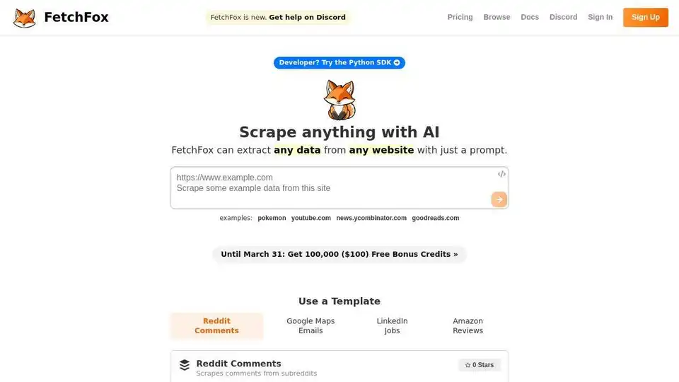 FetchFox