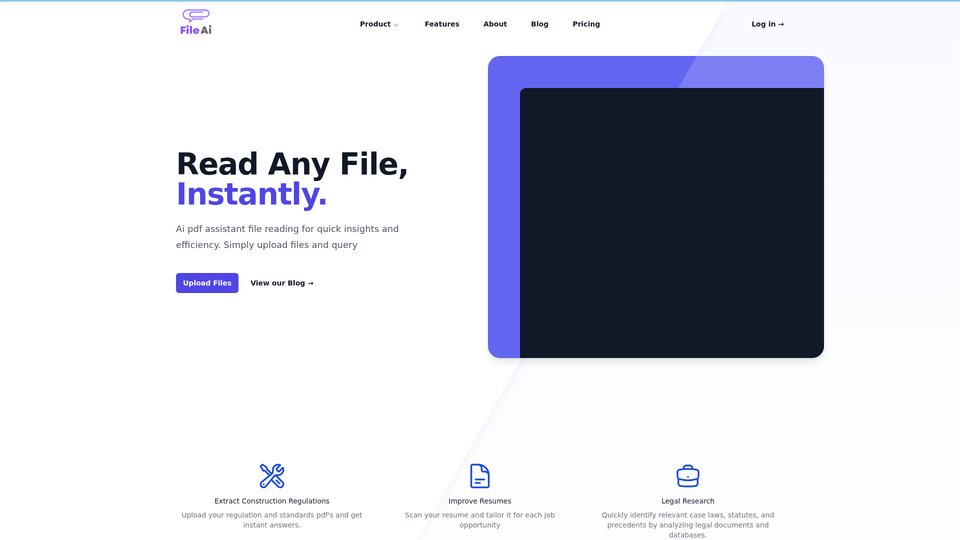 Ia File File AI: Leia e analise instantaneamente qualquer arquivo com o ...