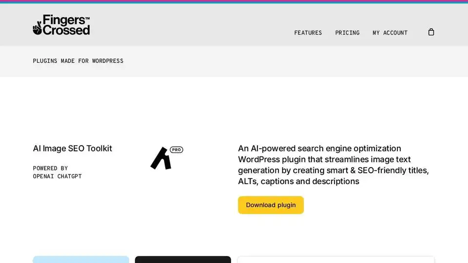 Fingers Crossed • AI-powered SEO for WordPress