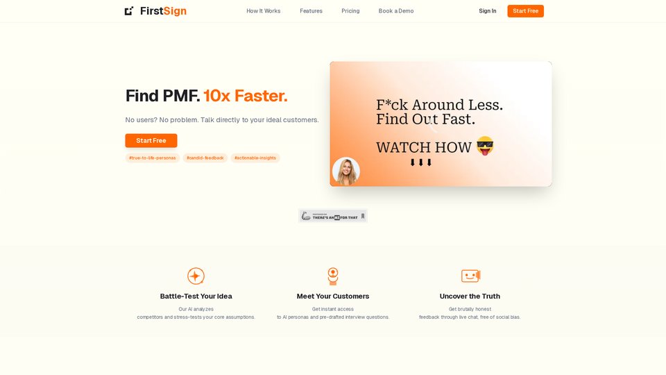 FirstSign：利用AI用户研究平台加速产品市场契合度