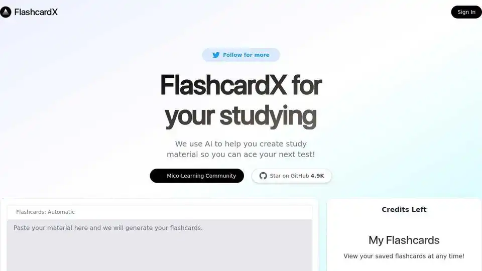 FlashcardX