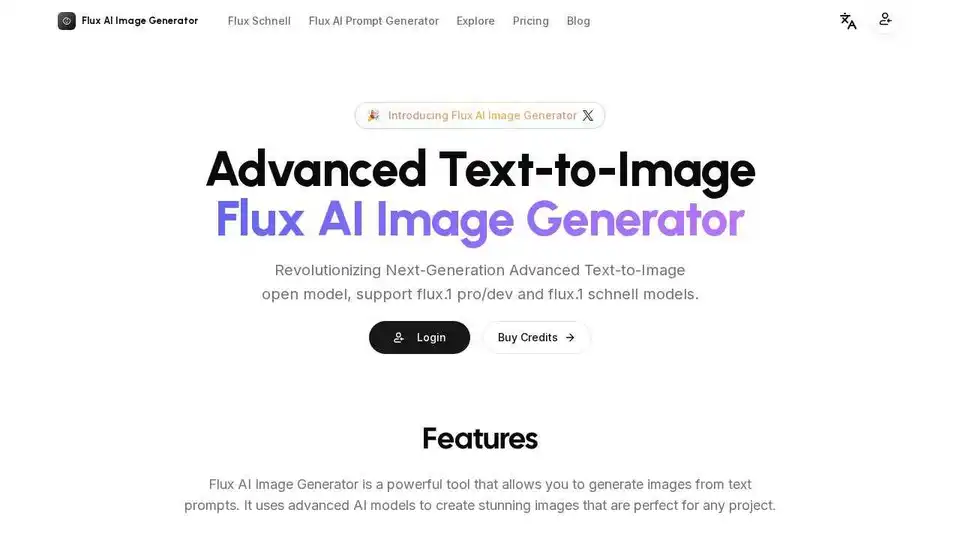 Flux AI Image Generator