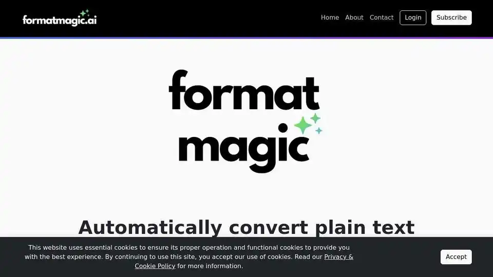 Format Magic