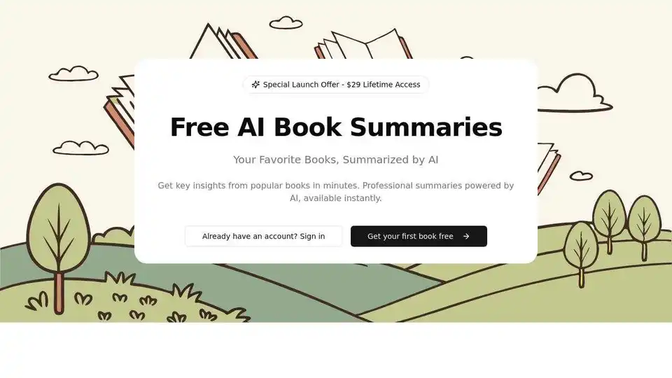 Free AI Book Summaries