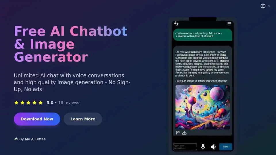Free AI Chatbot & Image Generator