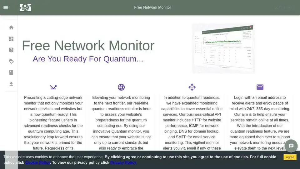Free Network & Quantum Readiness Monitor
