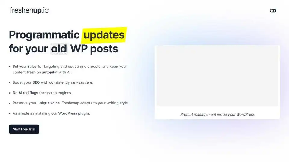 Freshenup.io
