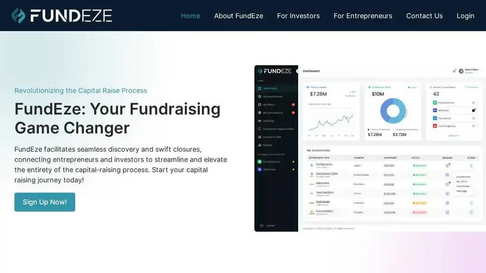 FundEze - Intelligent Investment Platform