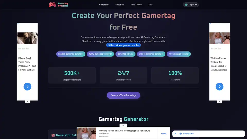 Gamertag Generator