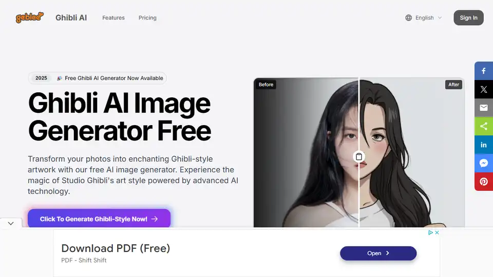Ghibli AI Image Generator
