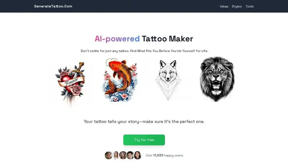 GenerateTattoo.Com