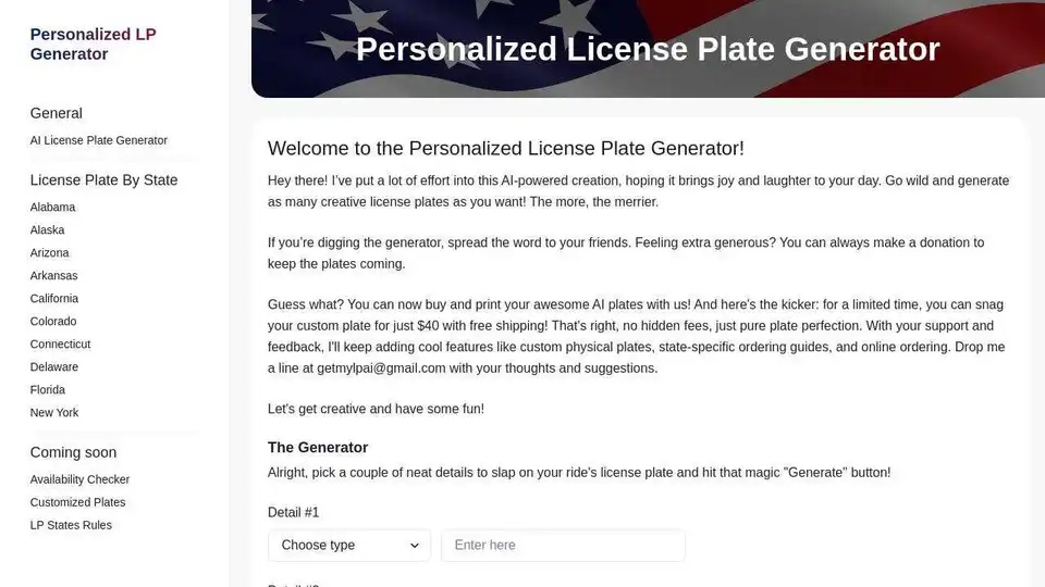 Personalized LP Generator