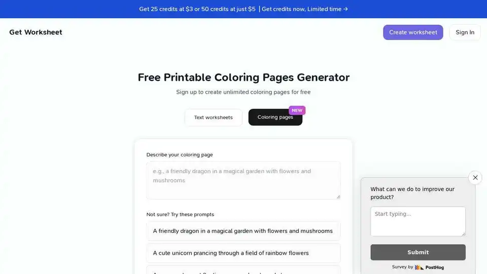 Worksheet Generator