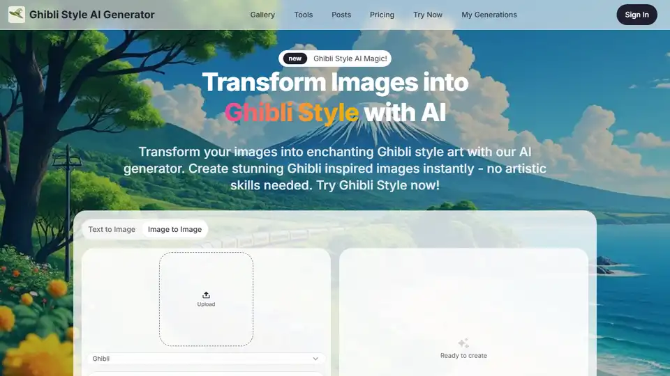 Ghibli Style AI Generator