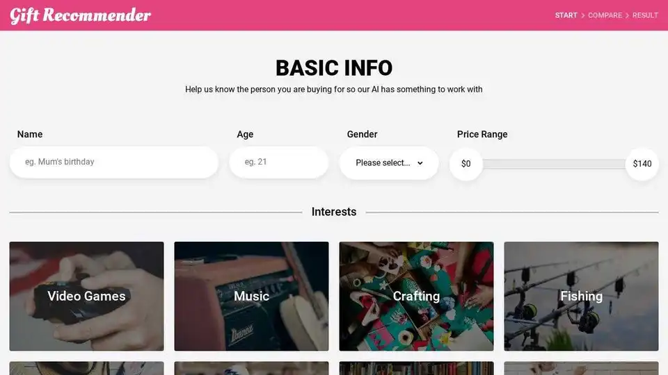 Gift Recommender