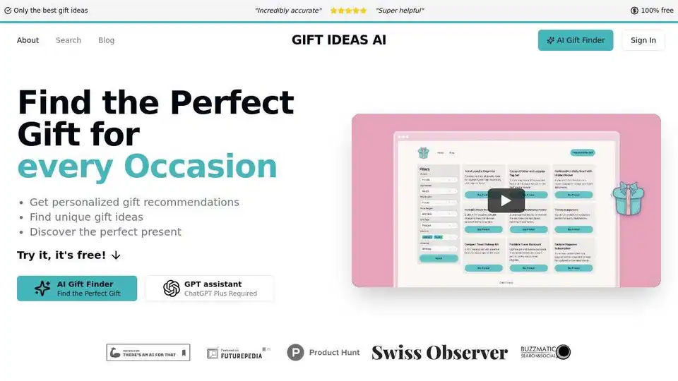 Gift Ideas AI