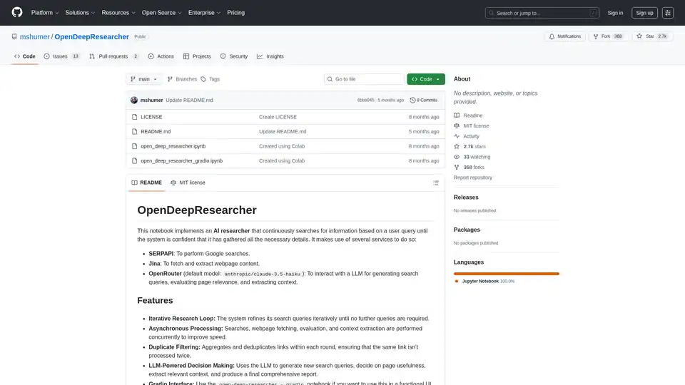 OpenDeepResearcher