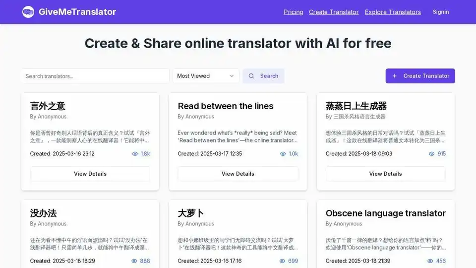 GiveMeTranslator